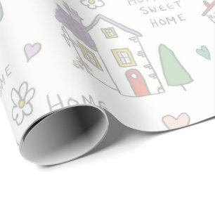 Süße Heimat-Wrap-Papier Geschenkpapier