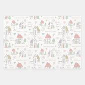 Süße Heimat-Wrap-Papier Geschenkpapier Set (Vorderseite 3)