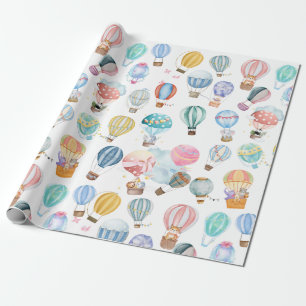 Süße Heißluftballons  Geschenkpapier