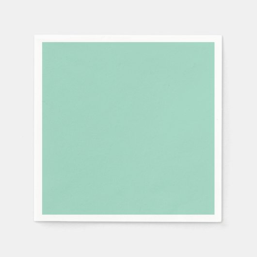 Süße hell-teal-farbene feste Servietten (Vorderseite)