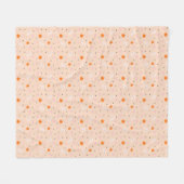 Süße Herbst-Halloween-Geister-Muster-Decke Fleecedecke (Vorderseite (Horizontal))