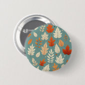 Süße Herbstblätter Button (Vorne & Hinten)