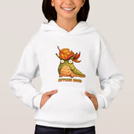 Süße Herbststimmung-Schnecken-Hoodie  Hoodie