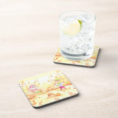 Süße Herbstwanderung im Wald Getränkeuntersetzer (Rechte Seite)