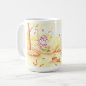 Süße Herbstwanderung im Wald Kaffeetasse (Vorderseite Links)