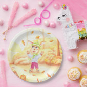 Süße Herbstwanderung im Wald Pappteller (Party)