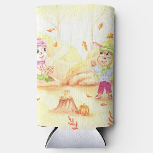 Süße Herbstwanderung im Wald Selters Dosenkühler (Vorderseite)