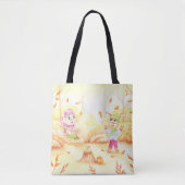 Süße Herbstwanderung im Wald Tasche (Vorderseite)