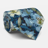 Süße Herrenmode Lilien Krawatte (Gerollt)