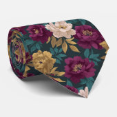 Süße Herrenmode Pfingstrosen Krawatte (Gerollt)