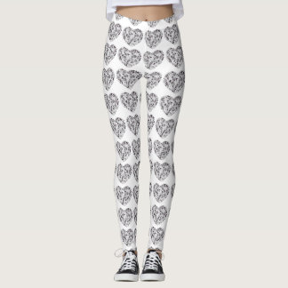Süße Herz-Leggings Leggings