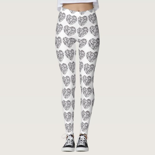 Süße Herz-Leggings Leggings (Vorderseite)