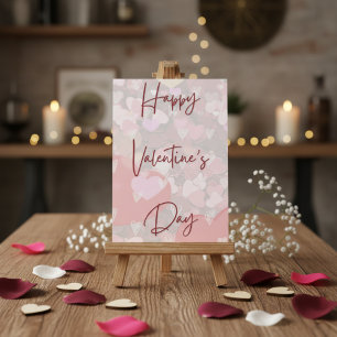 Süße Herzen Einfache Valentinstagskarte Feiertagskarte