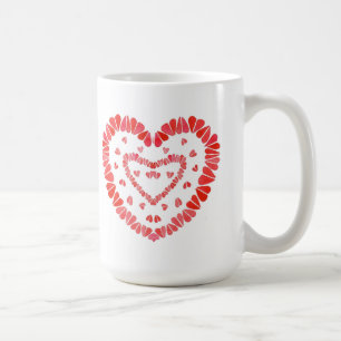 SÜSSE HERZEN Hohe Weiße Tasse