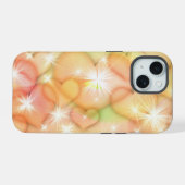 Süße Herzen iPhone 15 Hülle (Rückseite (Horizontal))