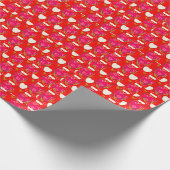 Süße Herzen Muster Geschenkpapier (Ecke)