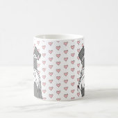 Süße Herzen Schnauzer Kaffeetasse (Mittel)