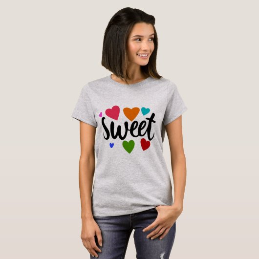 Süße Herzen T-Shirt (Vorne ganz)