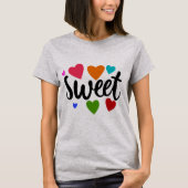 Süße Herzen T-Shirt (Vorderseite)