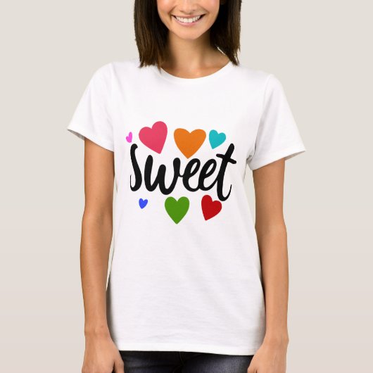 Süße Herzen T-Shirt (Vorderseite)