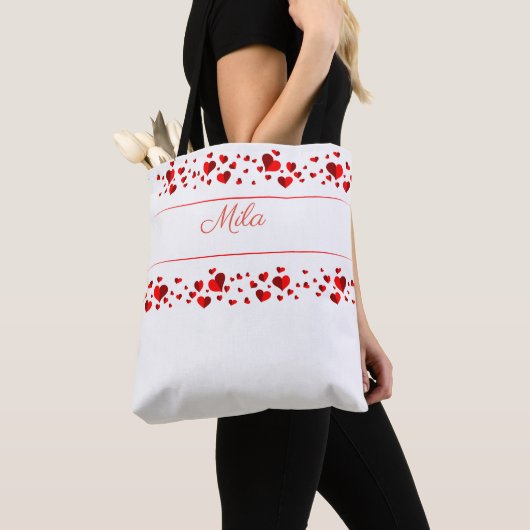 Süße Herzen Tote Bag Tasche (Von Nahem)