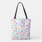 Süße Herzen Tote Bag Tasche (Rückseite)