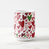 Süße Herzen Valentinstag Tasse (Zentrum)