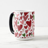 Süße Herzen Valentinstag Tasse (Vorderseite Links)