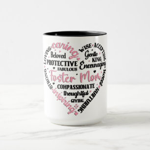 Süße Herzens-Pflegemutter Tasse