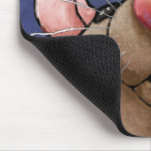 Süße Herzratte-Mauspad Mousepad (Ecke)