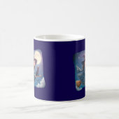 Süße Hexe Mit Katze Tasse (Mittel)