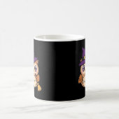 Süße Hexeneule Halloween Kaffeetasse (Mittel)