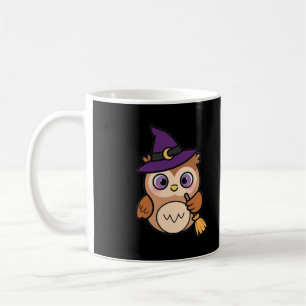 Süße Hexeneule Halloween Kaffeetasse