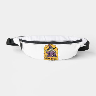 Süße Hexenlehrerin Frau Smith Vintage-Halloween-De Bauchtasche