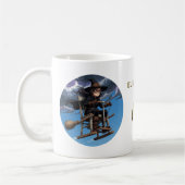 Süße Hexenpilotin Kaffeetasse (Links)