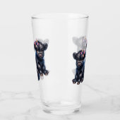 Süße Highland-Kuh Glas (Links)