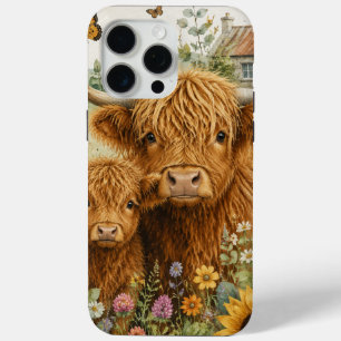 Süße Highland-Kuh-Handyhülle   Wasserfarben-Kuh Case-Mate iPhone Hülle
