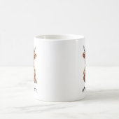 Süße Highland-Kuh liest Buch - Individuell Kaffeetasse (Mittel)