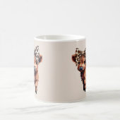 Süße Highland-Kühe braun Kaffeetasse (Mittel)