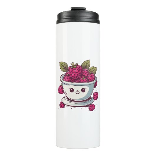 SÜSSE HIMBEERE THERMOSBECHER (Vorderseite)