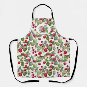 Süße Himbeeren Aquarell Schürze