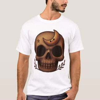Süße Himmelsschädel-Kunst T-Shirt
