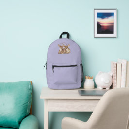Süße Hirschgeweihe Minimalistischer Ästhetik-Rucks Bedruckter Rucksack