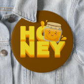 Süße Honey-Textgestaltung Button (Beispiel)