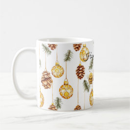 Süße Honig Bienen Tannenzapfen Kaffeetasse