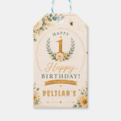 Süße Honigbiene Geburtstag Geschenkanhänger (Vorderseite)