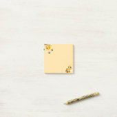 Süße Honigbiene Post-it Klebezettel (Auf Schreibtisch)