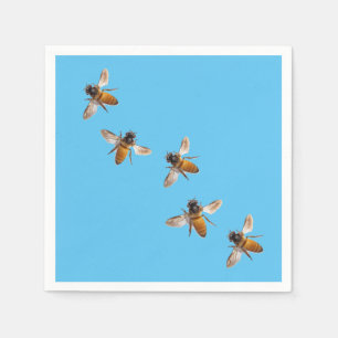 Süße Honigbienen Serviette