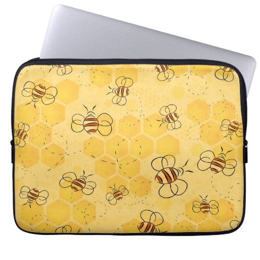 Süße Honigbienen summen Laptopschutzhülle (Vorderseite)