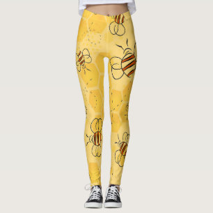 Süße Honigbienen summen Leggings